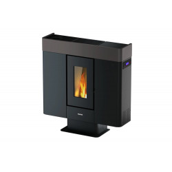 Poêle à granulés étanche Moon 10 Titanium - 10 kW de marque FreePoint, référence: B8545800