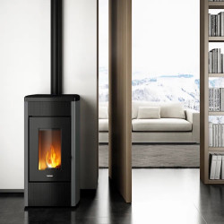 Poêle à granulés étanche Duke 12 Titanium - 12 kW de marque FreePoint, référence: B8546200