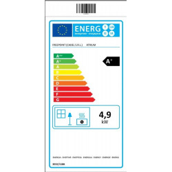 Poêle à granulés étanche Atrium 5 UP Anthracite - 5 kW - FreePoint