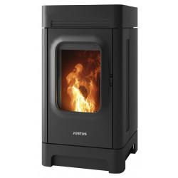 Poêle à granulés Canis Acier Noir - 2,5-6,4 kW de marque Justus, référence: B8555200