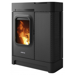 Poêle à granulés Canis XL Acier Noir - 2,5-8,0 kW de marque Justus, référence: B8555400