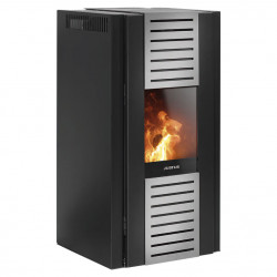 Poêle à granulés Sirkos 2.0 Acier Noir - 2,5-6 kW de marque Justus, référence: B8556500