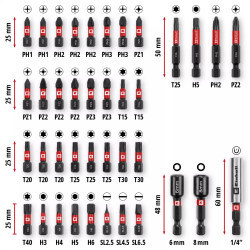 Coffret d'embouts et douilles M-CASE , 39 pièces - EINHELL 