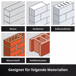 Coffret de burins SDS Max , 3 pièces (400 mm) - EINHELL 