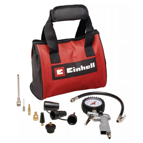 Kit d'air comprimé , 10 pièces avec sac de rangement - EINHELL 