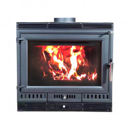 Poêle à bois - modèle AURORA 70 VENT - 10,4 kW - jusqu'à 225 m³ - H.65 x l.43 x P.70 cm - Classe énergétique A de marque Eider Biomasa, référence: B8566800