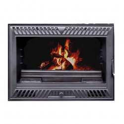 Poêle à bois - modèle NUK 70 VENT - 8 kW - jusqu'à 135 m³ - H.52 x l.45 x P.69 cm - Classe énergétique A de marque Eider Biomasa, référence: B8566900