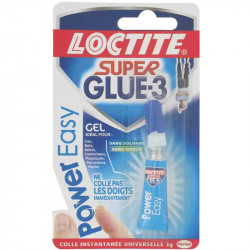 Super Glue 3 Power easy gel 3 g de marque Loctite, référence: B2430200