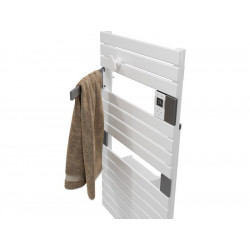 Sèche-serviettes électrique soufflant - ASAMA CONNECTE II - 1750W - H140.5xl.55cm - Blanc - SAUTER