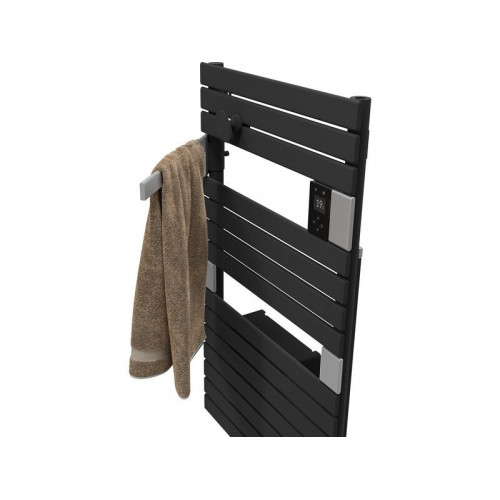 Sèche-serviettes électrique soufflant  - ASAMA CONNECTE II - 1500W H.99.5xl.55 cm - Anthracite - SAUTER