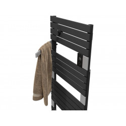 Sèche-serviettes électrique soufflant - ASAMA CONNECTE II - 1750W h140.5 x l55 cm - Anthracite - SAUTER