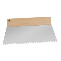 Spatule de répartition de colle E10 - forme trapézoïdale - 180mm de marque BergTecTool, référence: B8597600