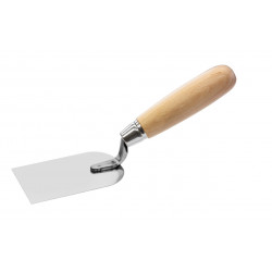 Spatule de plâtrier - inox - bois - 40 mm de marque BergTecTool, référence: B8630400