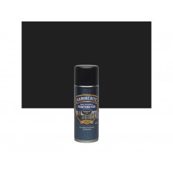 Peinture fer extérieur Aérosol direct sur rouille HAMMERITE noir martelé 0.4 l de marque HAMMERITE, référence: B8633400