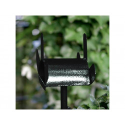 Peinture fer extérieur Aérosol direct sur rouille HAMMERITE noir martelé 0.4 l - HAMMERITE