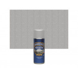 Peinture fer Aérosol direct sur rouille HAMMERITE gris ardoise martelé 0.4 l de marque HAMMERITE, référence: B8633900