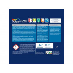 Peinture facade Ecran + multi-supports DULUX VALENTINE, blanc, 2.5 l - DULUX VALENTINE