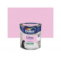 Peinture mur, boiserie crème de couleur DULUX VALENTINE baby doll satiné 0.5L de marque DULUX VALENTINE, référence: B8636200