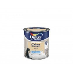 Peinture mur, boiserie crème de couleur DULUX VALENTINE biscuit mat 0.5L de marque DULUX VALENTINE, référence: B8636300