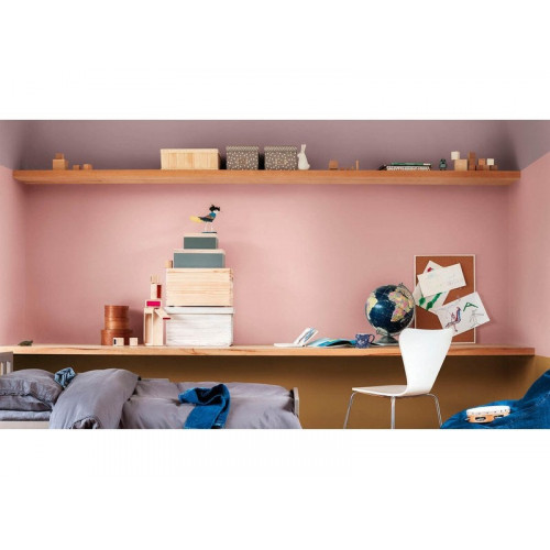 Peinture chamallow mur, boiserie Creme de couleur DULUX VALENTINE satine 2.5 l - DULUX VALENTINE