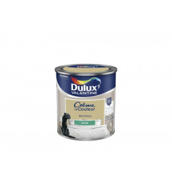 Peinture mur boiserie satiné,  DULUX VALENTINE Crème de couleur, bambou, 0.5 litre de marque DULUX VALENTINE, référence: B8639600