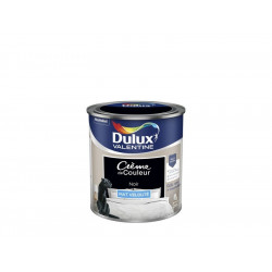 Peinture mur, boiserie Crème de couleur DULUX VALENTINE noir mat 0.5 L de marque DULUX VALENTINE, référence: B8641800