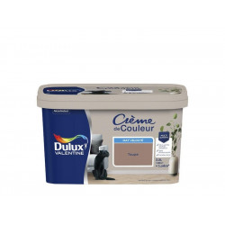 Peinture taupe mur, boiserie Creme de couleur DULUX VALENTINE mat 2.5 l - DULUX VALENTINE