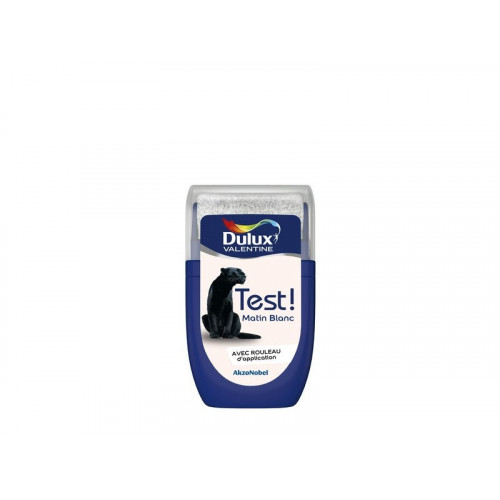 Testeur peinture matin blanc satiné crème de couleur DULUX VALENTINE 30 ml - DULUX VALENTINE