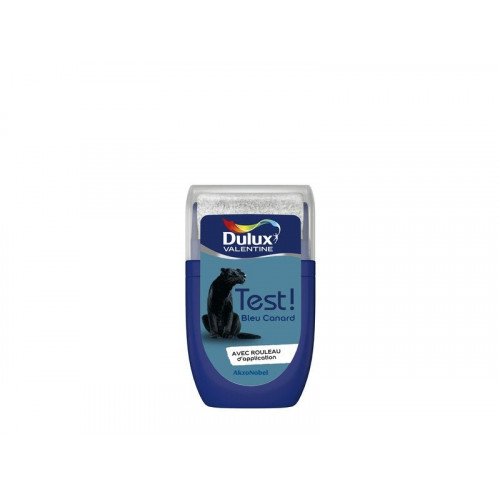 Testeur peinture bleu canard satine Creme de couleur DULUX VALENTINE 30 ml - DULUX VALENTINE