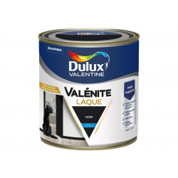 Peinture boiserie noir mat DULUX VALENTINE Valenite 0.5l - DULUX VALENTINE