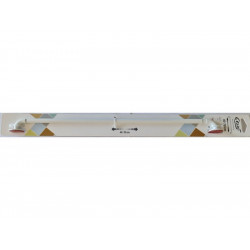 Tringle a rideau Curve Diam.10 mm Blanc mat 40 a 70 cm - CESSOT