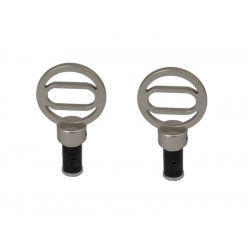 2 embouts pour barre de vitrage, Diam.10 mm, gris Design, CESSOT de marque CESSOT, référence: B8652300