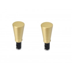 2 embouts pour barre de vitrage, Diam.10 mm, dore Chic, CESSOT de marque CESSOT, référence: B8652600