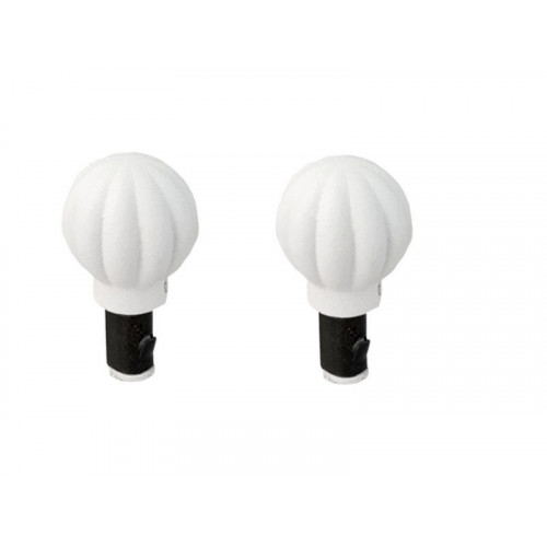 2 embouts pour barre de vitrage, Diam.10 mm, blanc Cosy, CESSOT - CESSOT