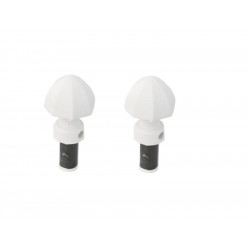 2 embouts pour barre de vitrage, Diam.10 mm, blanc Cosy, CESSOT de marque CESSOT, référence: B8653000