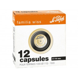 Sachet de 12 capsule De Bouteille FAMILIA WISS 110 de marque LE PARFAIT, référence: B8654700