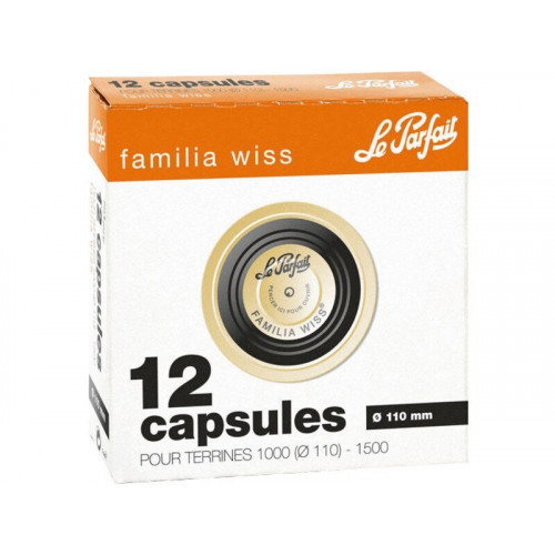 Sachet de 12 capsule De Bouteille FAMILIA WISS 110 - LE PARFAIT