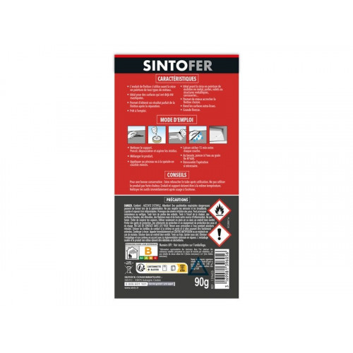 Enduit de lissage Sintofer SINTO gris 85 g - SINTO