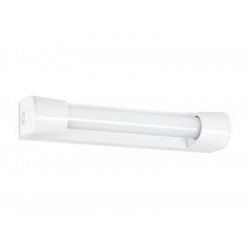 Réglette led pour salle de bain Bagno S19 l'interrupteur + prise, ARIC, L.35.1 cm 7.2 W blanc de marque ARIC, référence: B8666200