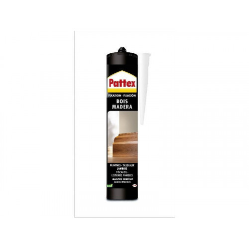 Colle fixation interieur acryliq pattex ni clou ni vis bois/plint 380g - PATTEX