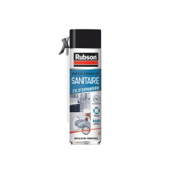 Mousse expansive sanitaire inf. 0,1% iso RUBSON blanc 500ml/21l de marque RUBSON, référence: B8670100