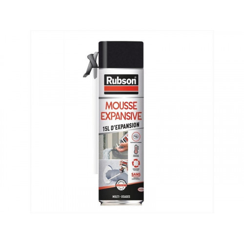 Mousse expansive multi usages inf. 0,1% iso RUBSON  blanc 345/15l - RUBSON