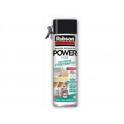 Mousse expansive multi usages 0% iso power pure RUBSON blanc 500ml/21l de marque RUBSON, référence: B8670400