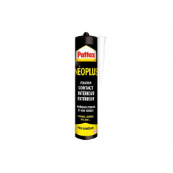 Colle fixation contact neoprene int/ext pattex neoplus cartouche 390ml de marque PATTEX, référence: B8671700