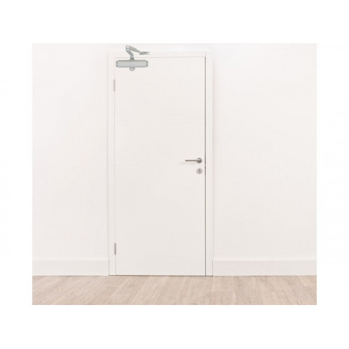 Ferme-porte a coulisses BRICARD 6100201 Force 3, acier blanc - BRICARD