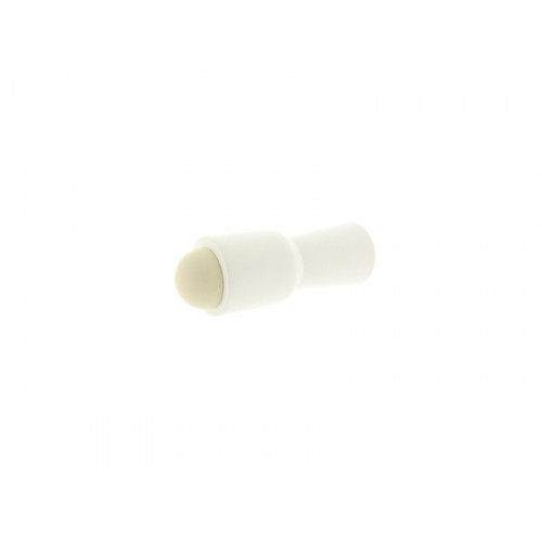 Lot de 2 butées de porte à fixer au mur ALPERTEC bois blanc L.7cm x l.2.7 cm - ALPERTEC