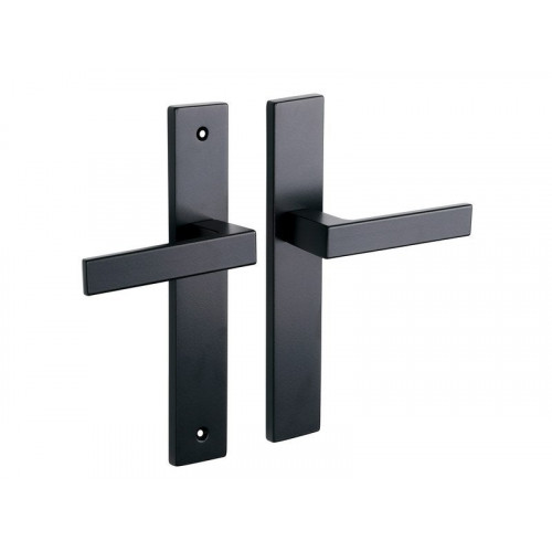 2 poignees de porte Nathan/loft sans trou ALPERTEC, acier entraxe 195 mm - ALPERTEC