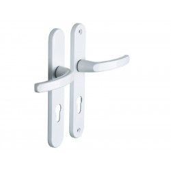 2 poignees de porte Baltic/beverly trou de cylindre ALPERTEC, aluminium entraxe 195 mm de marque ALPERTEC, référence: B8682900