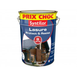 Lasure SYNTILOR protect & résist chêne clair 5 L de marque SYNTILOR, référence: B8684700