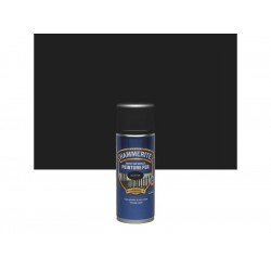 Peinture fer extérieur Aérosol direct sur rouille HAMMERITE noir brillant 0.4 l de marque HAMMERITE, référence: B8686300